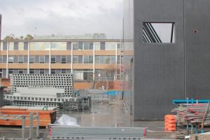 The culture and events building under construction