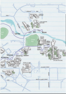 Map of the heritage trail