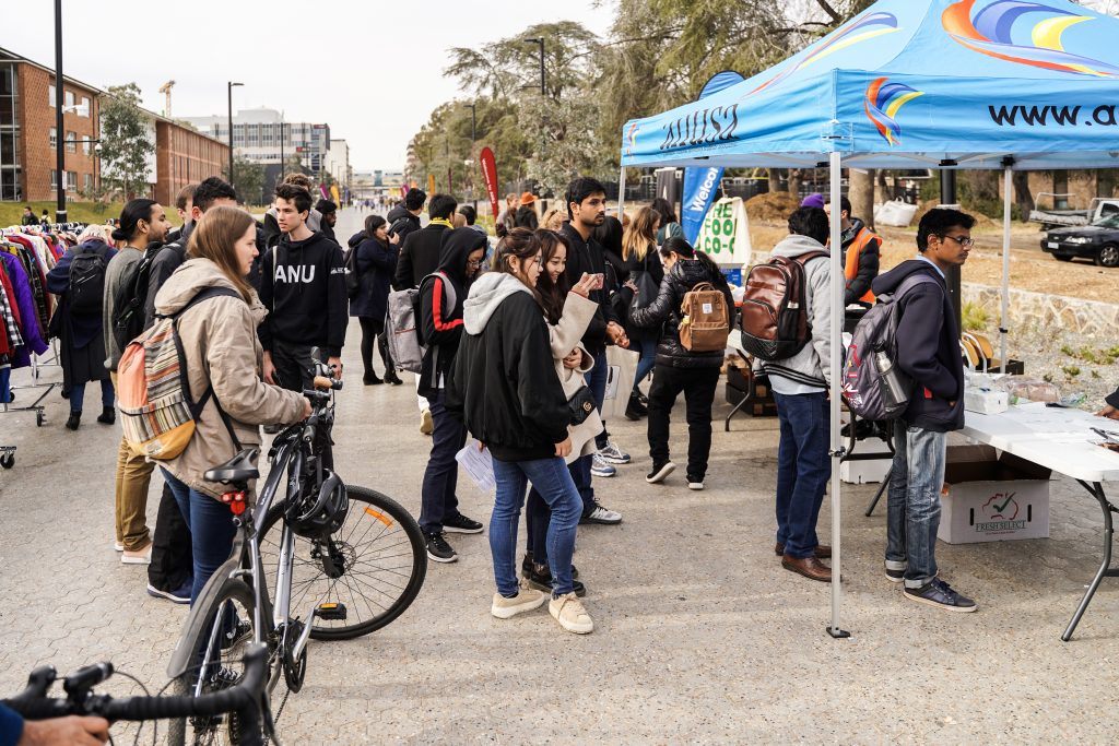 Farmers' market on University Ave