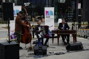 Musicians playing at PARSA Big Day